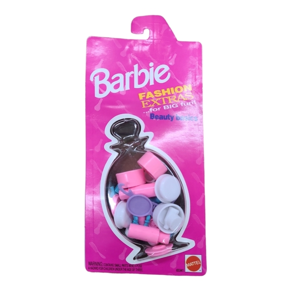 Vintage Barbie 90's Doll Accessory Set FASHION EXTRA'S Beauty Basics 1994 65341 - Picture 2 of 5